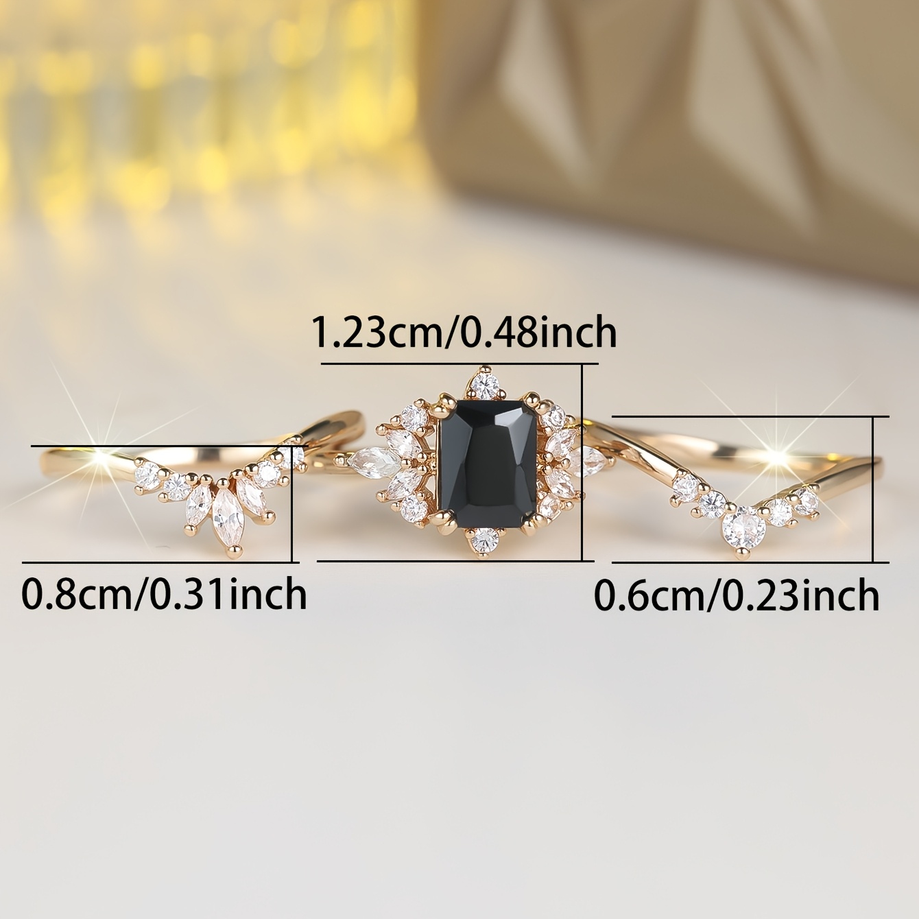 3pc Simple Classic Elegant Women's Jewelry Set